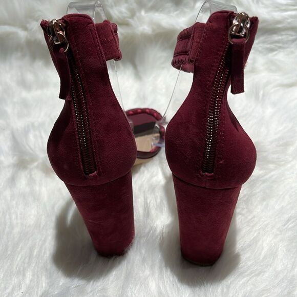 {WHBM}Nathalie Madder Suede/Leather Strappy Heels Size 10M.   B72 - Picture 8 of 11
